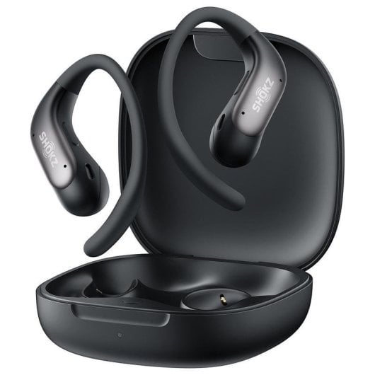Casque Shokz OpenFit Air 2 sans fil Bluetooth 6.1 ouvert noir léger