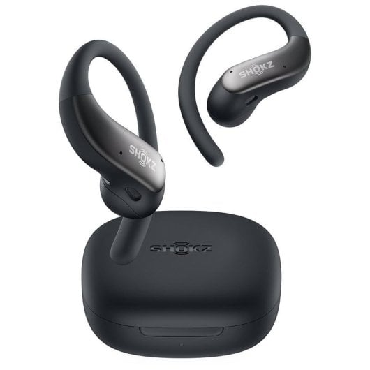 Casque Shokz OpenFit Air 2 sans fil Bluetooth 6.1 ouvert noir léger