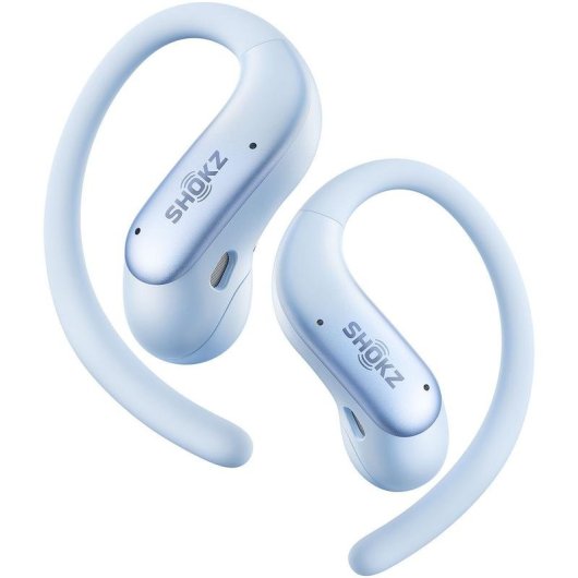 Auriculares Shokz OpenFit Air 2 inalámbricos Bluetooth 6.1 con micrófono y diseño abierto azul