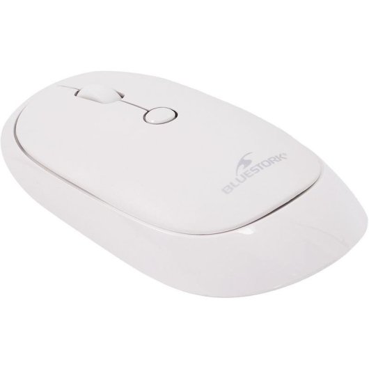 Ratón Bluestork M-WL-OFF35-WHITE Bluetooth 3200 DPI Blanco 4 Botones