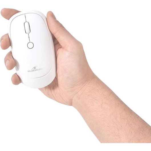 Ratón Bluestork M-WL-OFF35-WHITE Bluetooth 3200 DPI Blanco 4 Botones
