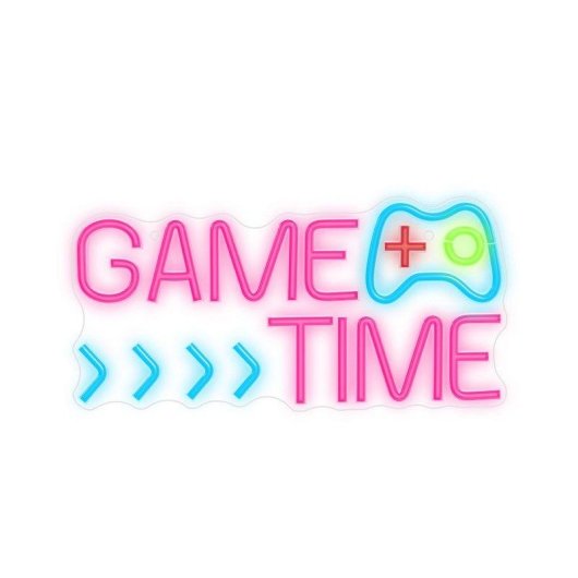 Luz LED Neón Decorativa Forever Game Time Multicolor