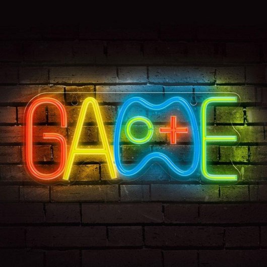 Luz LED Neón Decorativa Forever FPNE40 GAME Multicolor Plexi