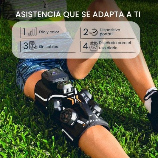Joelheira Recuperacao Wellbeinn XPOLAR X2 Massagem Frio Calor Compressao Portatil
