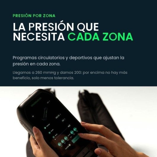 Pantalones de presoterapia Wellbeinn Highfly Pro Max 6 cámaras 200 mmHg