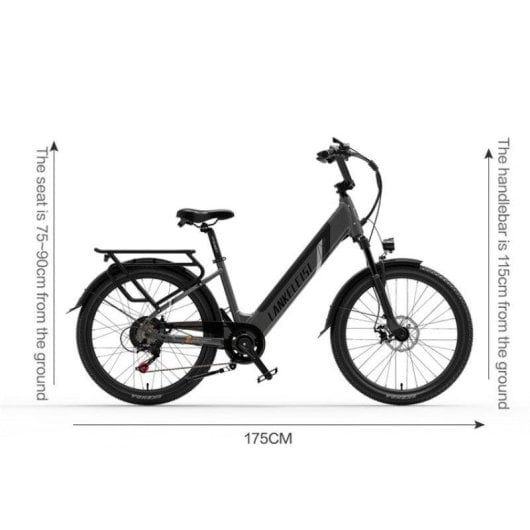 Bicicleta eléctrica Lankeleisi ES500PRO 500W 48V 14,5Ah 24"