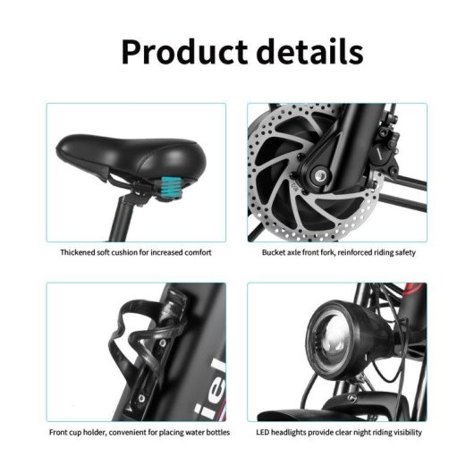 Bicicleta eléctrica Nathaniel SYR08 doble motor 2000W 48V 20Ah todoterreno