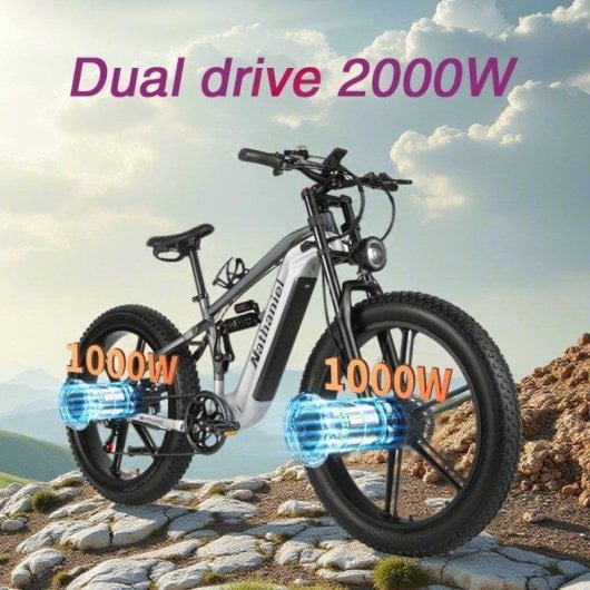 Elektrisches Fahrrad Nathaniel SYR-09 Doppelmotor 1000W
