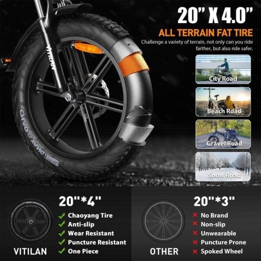 Velo Electrique Vitilan V3 2.0 Puissance 750 W