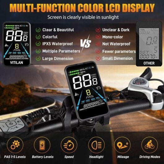 Velo Electrique Vitilan V3 2.0 Puissance 750 W