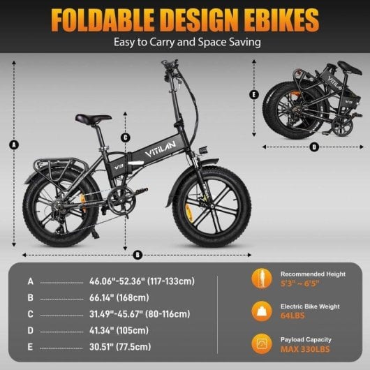 Velo Electrique Vitilan V3 2.0 Puissance 750 W