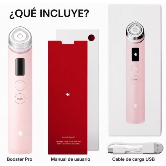 6 in 1 Gesichtsmasseur Medicube AGE-R Booster Pro Rosa