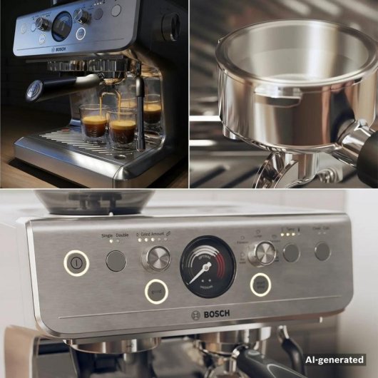 Cafetera Espresso Bosch PFE403C3 2,8 L 15 bares con molinillo integrado