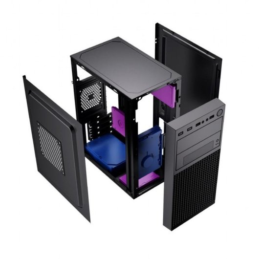 PC-Gehäuse Gembird Fornax K300 Mini Tower Micro ATX Mini-ITX Schwarz