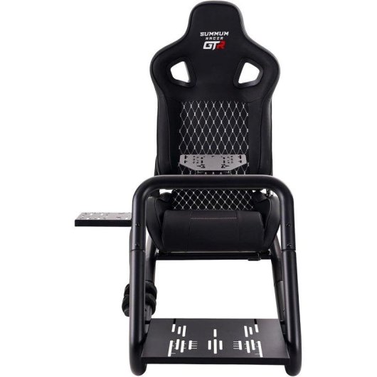 Cockpit de simracing Indeca Summum Racer GTR con asiento ajustable y soportes universales