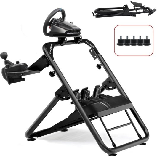 Gtplayer Soporte Volante Simulación G920 G29 Altura Ángulo Ajustable - Negro