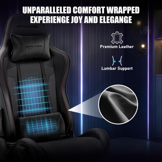 Gtplayer Cockpit Simulador Con Altavoces 3d Monitor Y Pedales Ajustable - Negro