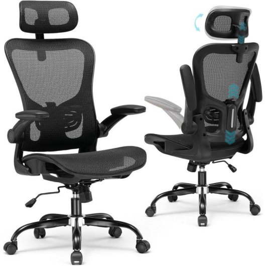 GTPLAYER Gaming-Stuhl mit Mesh Kopflehne verstellbar Neigung