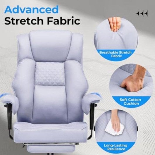 Chaise gaming Gtplayer Wide avec soutien lombaire ressorts