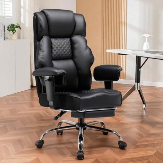 Gaming Chair GTPLAYER Wide Spring Lumbar Footrest PU