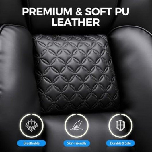 Gaming Chair GTPLAYER Wide Spring Lumbar Footrest PU