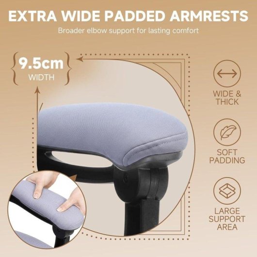 Sedia da gaming ergonomica GTPLAYER con poggiapiedi