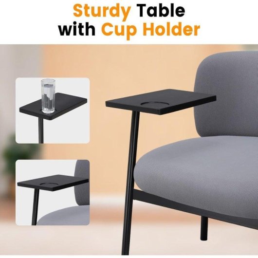 Sedia GTPLAYER Relax Armchair Con Metallo Grigio