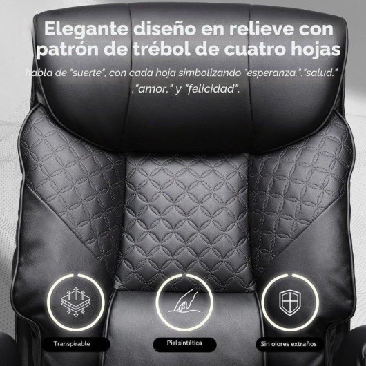 Cadeira gaming GTPLAYER para utilizadores grandes 3D PU 180 kg