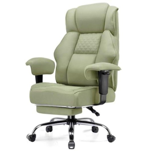 Chaise gaming GTPLAYER Wide avec soutien lombaire ressorts et repose-pieds