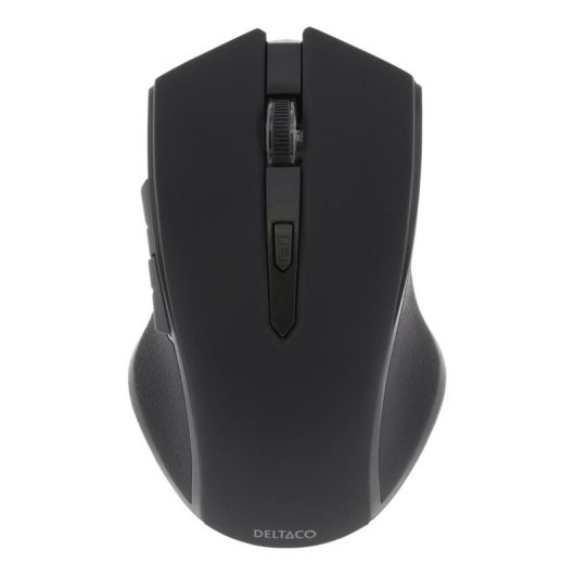 Ratón Deltaco MS-763 RF kabellos 1600 DPI Schwarz Ambidextrous 5 Tasten