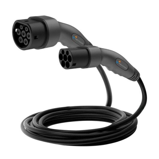Cable de carga Vehículo Eléctrico NIVIAN Tipo 2 7kW 7,5 m