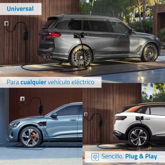Carregador portátil NIVIAN Tipo 2 3,7 kW 16 A IP65