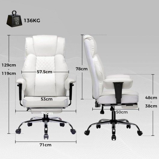 Chaise gaming GTPLAYER Wide avec soutien lombaire