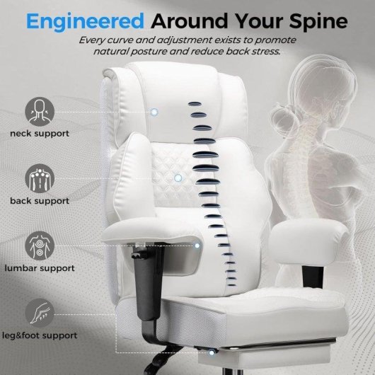 Chaise gaming GTPLAYER Wide avec soutien lombaire