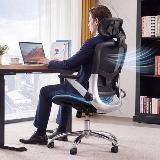 Chaise de jeu GTPLAYER ergonomique Mesh 2D tete 4D accoudoirs