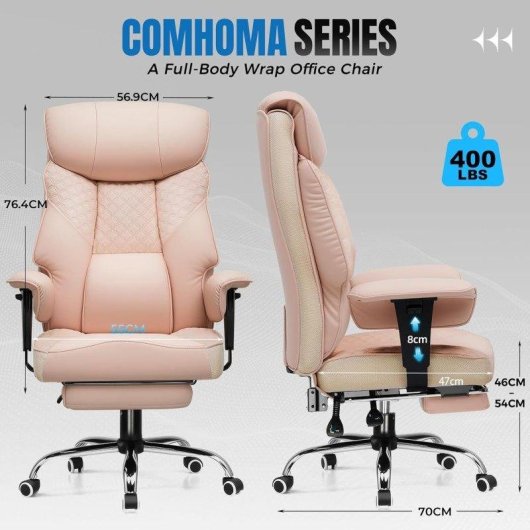 Cadeira Gaming GTPLAYER 180 kg Rosa