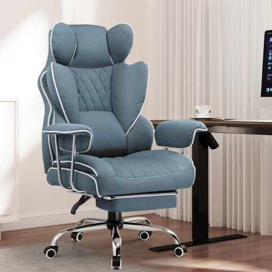 Silla Gaming GTPLAYER Ergonómica Soporte Lumbar Muelle Ajustable 180 kg