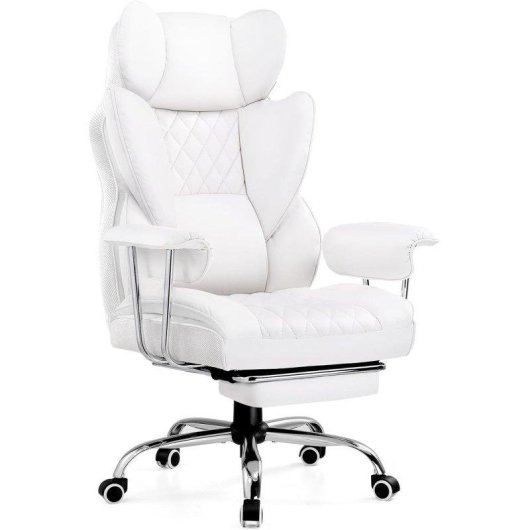 Chaise Gaming GTPLAYER Repose-Pieds Soutien Lombaire 180 kg