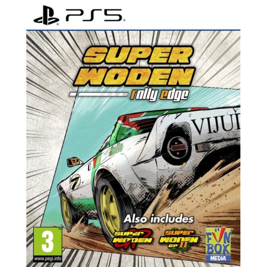 Funbox Media Super Woden: Rally Edge, PlayStation 5, E (para todos), Soporte físico