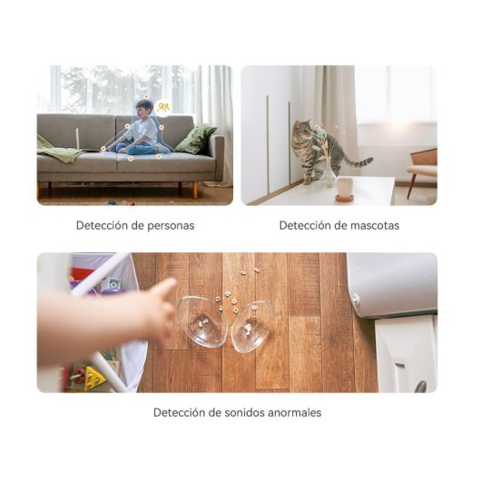 Câmera de vigilância Imou Ranger 2 Pro 2K Visão Noturna Interna IA Áudio Bidirecional