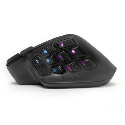 Rato Mars Gaming MMWHEX16 Tri-mode 24000 DPI 16 Botões Preto