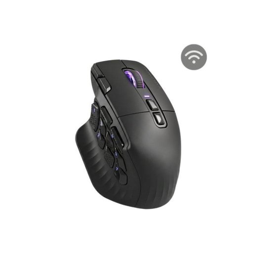 Rato Mars Gaming MMWHEX16 Tri-mode 24000 DPI 16 Botões Preto