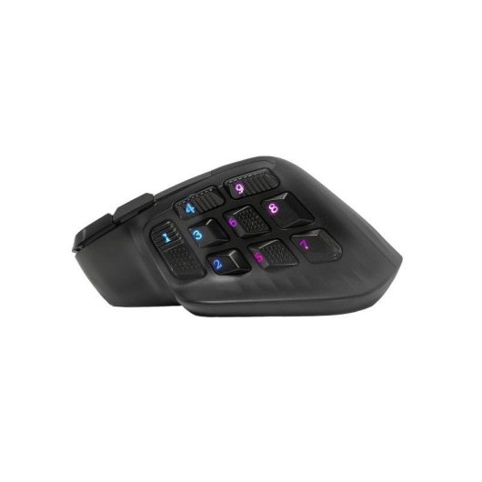 Rato Mars Gaming MMWHEX16 Tri-mode 24000 DPI 16 Botões Preto