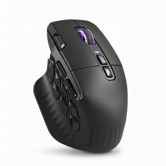 Rato Mars Gaming MMWHEX16 Tri-mode 24000 DPI 16 Botões Preto