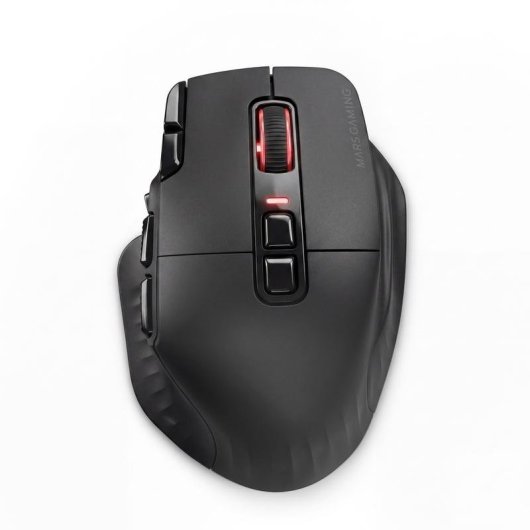 Rato Mars Gaming MMWHEX16 Tri-mode 24000 DPI 16 Botões Preto
