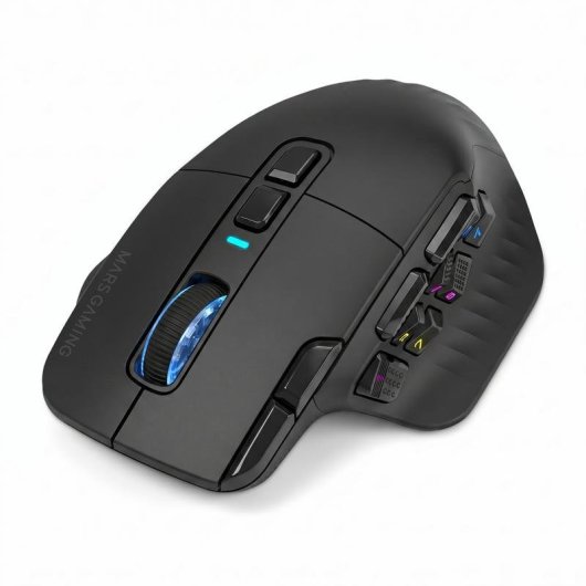 Rato Mars Gaming MMWHEX16 Tri-mode 24000 DPI 16 Botões Preto