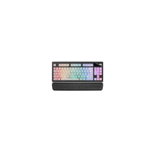 Clavier Mars Gaming Mkax H-mechl TKL RGB complet avec repose-poignets gel français rose