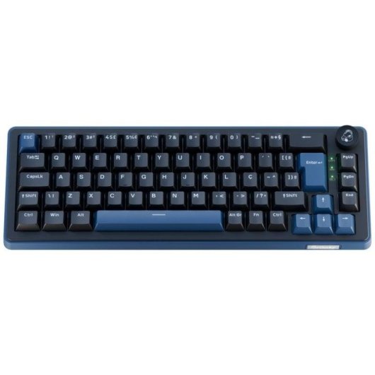 Teclado Ducky OK-M 68 65% Tri-Mode Hot-Swap RGB Táctil Português