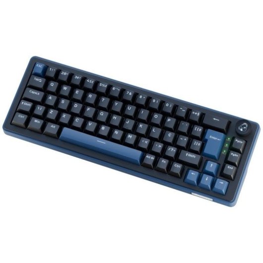 Teclado Ducky OK-M 68 65% Tri-Mode Hot-Swap RGB Táctil Português