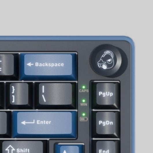 Teclado Ducky OK-M 68 Compacto 65% Tri-mode Hot-swap RGB Táctil (pt)